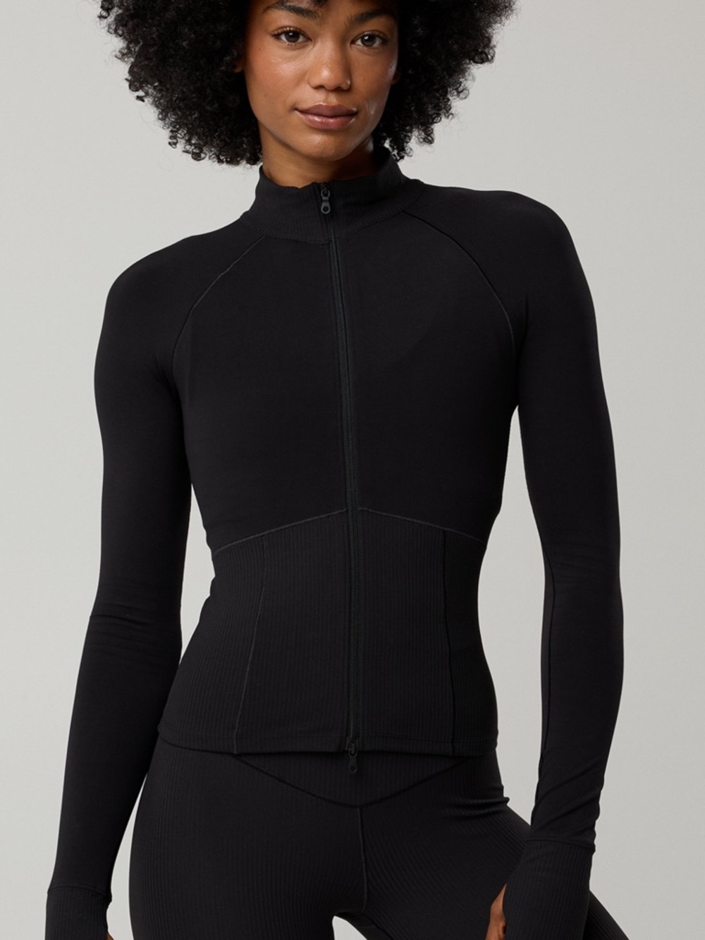 Offline by Aerie real me long sleeve mock neck full zip